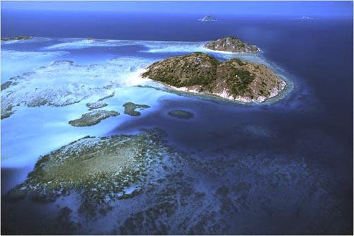 Islands & reefs, Lizard Island Group, Great Barrier Reef, Australia. copyright Michael McCoy