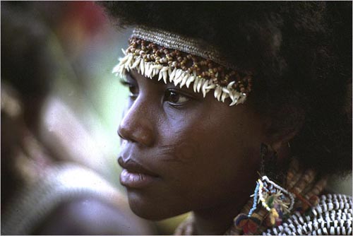 Girl of North Malaita Island, Solomon Islands. copyright Michael McCoy
