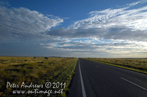 From Wilcannia to Broken Hill on the Barrier Highway, NSW Australia. Photo copyright Peter Andrews, Outimage Australia.