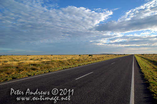 From Wilcannia to Broken Hill on the Barrier Highway, NSW Australia. Photo copyright Peter Andrews, Outimage Australia.