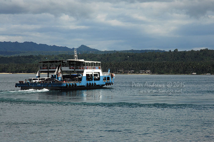 The larger ferry to Samal Island from the Sasa Barge Wharf in Davao City.