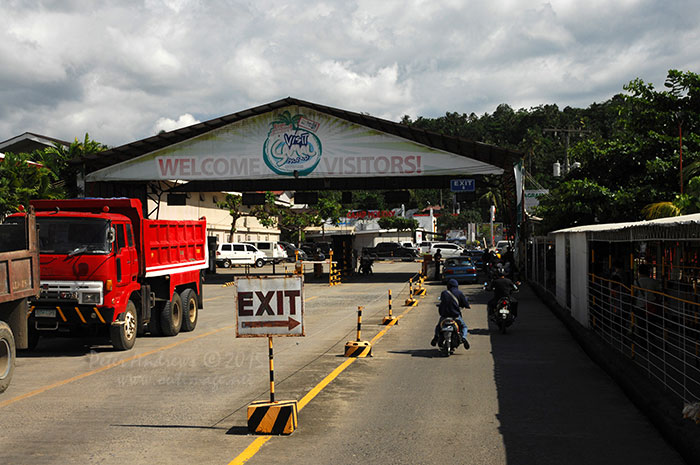 Arrival at Samal Island after a ferry passage from Davao City.