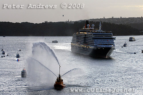 The Queen Victoria on Sydney Harbour.