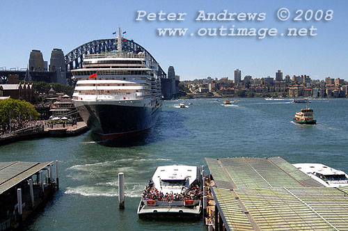 Queen Victoria at Circular Quay, Sydney.