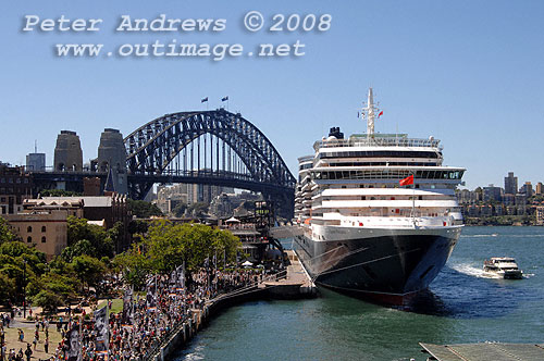Queen Victoria at Circular Quay, Sydney.