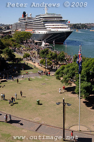 Queen Victoria at Circular Quay Sydney.
