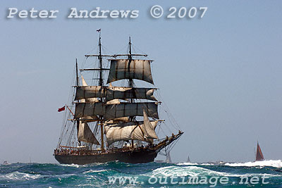 Sydney's fully restored tall ship James Craig.