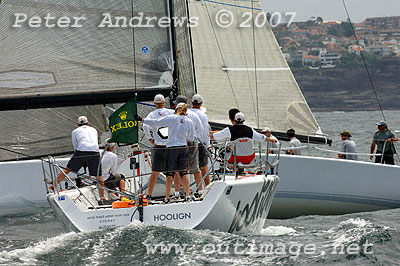 Hooligan ahead of the start of Race 3 on Day 1.