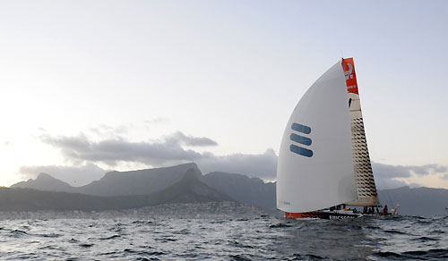 Ericsson 3 are the third boat into Cape Town on leg 1 of the Volvo Ocean Race. Photo copyright Dave Kneale - Volvo Ocean Race.