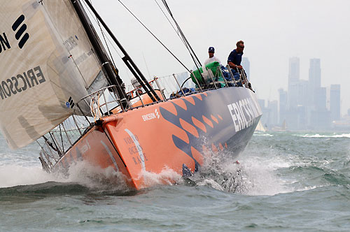 Ericsson 3, skippered by Anders Lewander (SWE). Photo copyright Dave Kneale / Volvo Ocean Race.