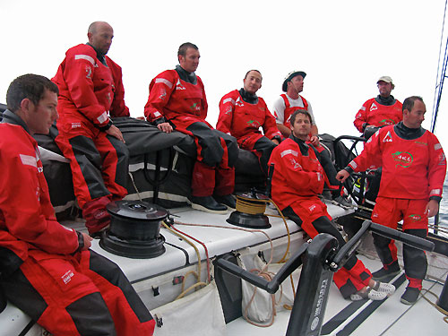 The crew on deck of Green Dragon. Photo copyright Guo Chuan / Green Dragon Racing / Volvo Ocean Race.