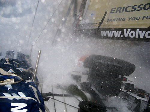 Ericsson 4 hit rough weather on leg 5 of the Volvo Ocean Race. Photo copyright Guy Salter / Ericsson 4 / Volvo Ocean Race.
