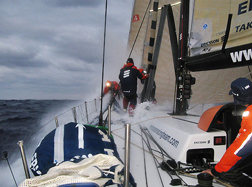 Ericsson 4 hit rough weather on leg 5 of the Volvo Ocean Race. Photo copyright Guy Salter / Ericsson 4 / Volvo Ocean Race.
