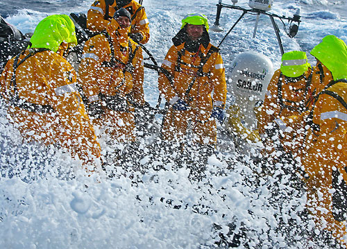 Rough weather in the Southern Ocean onboard Green Dragon, on leg 5 of the Volvo Ocean Race, from Qingdao to Rio de Janeiro. Photo copyright Guo Chuan / Green Dragon Racing / Volvo Ocean Race.