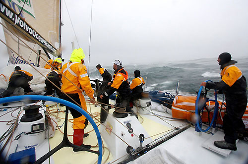 Rough weather in the North Atlantic, onboard Telefonica Blue, on leg 7 from Boston to Galway. Photo copyright Gabriele Olivo / Telefonica Blue / Volvo Ocean Race.