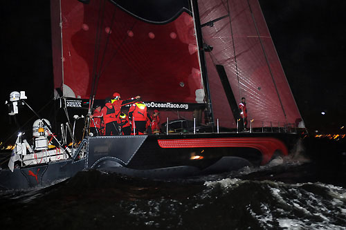 PUMA Ocean Racing skippered by Ken Read (USA), PUMA finished second on leg 7 from Boston to Galway, crossing the line at 02:19: 56 GMT, May 24, 2009. Photo copyright Dave Kneale / Volvo Ocean Race.