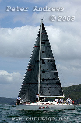 Phil Arnall's Beneteau 40.7 Anger Management ahead of the start of the Pittwater to Pittwater Ocean Race.