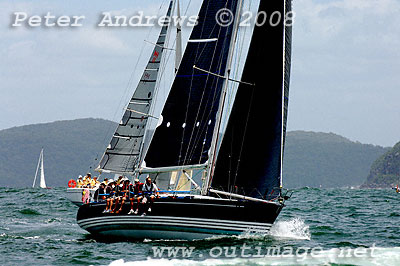 Ray Hudson's X-442 Next Moment after the start of the Pittwater to Pittwater Ocean Race.