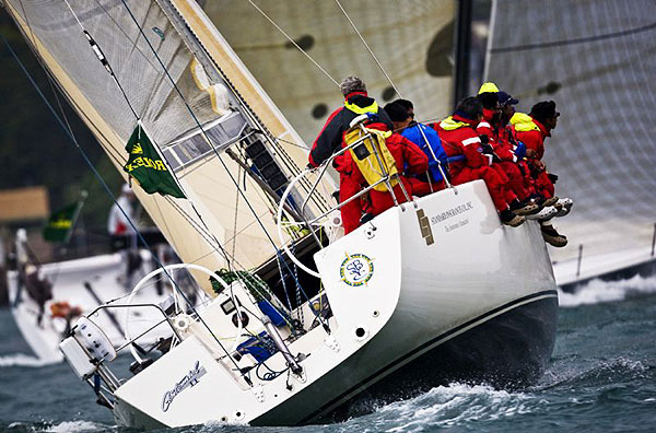 The Sydney 46 Subic Central, co-skippered by Judes Echauz and Vince Perez, just after the start of the Rolex China Sea Race 2008 just after the start of the Rolex China Sea Race 2008. Photo copyright ROLEX and Carlo Borlenghi.