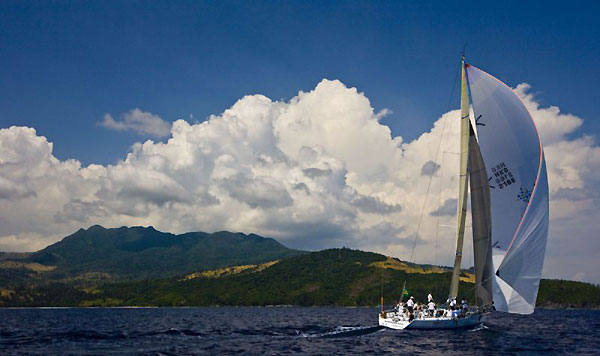 Kinmonth and Burns' Mills 51 Custom from Hong Kong, Fortis Mandrake, in Subic Bay during the Rolex China Sea Race 2008. Photo copyright ROLEX and Carlo Borlenghi.