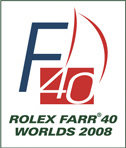 Rolex Farr 40 Worlds 2008 icon. Click onto this banner to access the contents page.