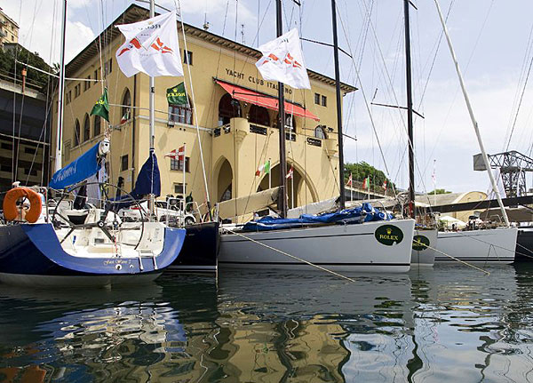 The final destination for those competing in the Giraglia Rolex Cup 2008, the Yacht Club Italiano, Genoa Italy.