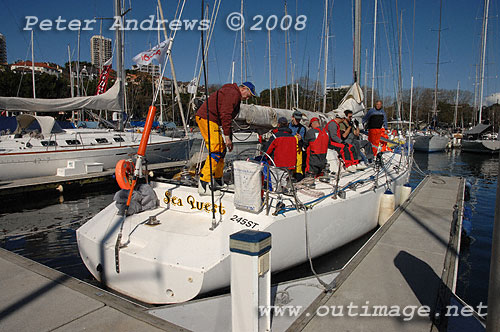 David Fernie's Radford 50 Sea Quest at the dock ahead of the 2008 Sydney to Gold Coast Yacht Race.
