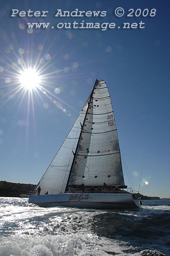 Bob Oatley's Reichel Pugh 66 Wild Oats X will be racing alongside its sister Wild Oats XI in the SOLAS Big Boat Challenge 2008. Photo copyright Peter Andrews.