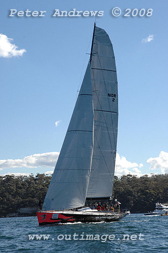 Peter Goldsworthy's Volvo 60 Getaway Sailing.com ahead of the 2008 Sydney to Gold Coast Yacht Race.