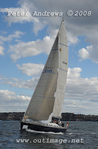 Terry Wise's Beneteau First 47.7 Kioni at the heads after the start of the 2008 Sydney to Gold Coast Yacht Race.