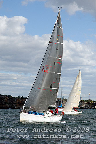 Ted Tooher's Beneteau First 40.7 Chancellor and Phil Molony's Archambault 40 Papillon.