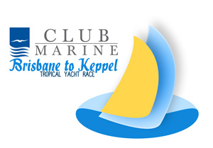 The banner for the 2008 Club Marine Brisbane to Keppel Tropical Yacht Race.