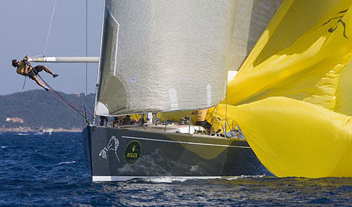 Gunter Herz's Allsmoke, 6th in the Mini Maxi Class after two races in the Maxi Yacht Rolex Cup 2008. Copyright Rolex and Daniel Forster.