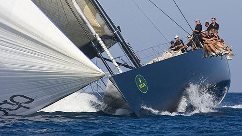Thomas Bscher Open Season, 3rd in the Wally Division after two races in the Maxi Yacht RolexCup 2008. Copyright Rolex and Daniel Forster.