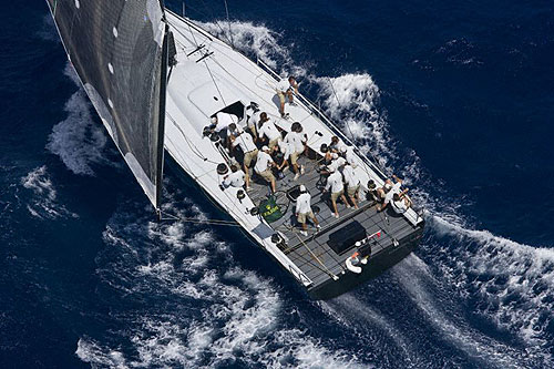 Jim Swartz' Moneypenny in the Maxi Yacht Rolex Cup 2008. Copyright Rolex and Daniel Forster.