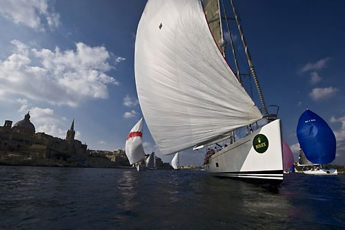 Jeff Hanlon's Rapture after the start of the Coastal Race in the lead up to the Rolex Middle Sea Race 2008. Photo copyright ROLEX and Kurt Arrigo.