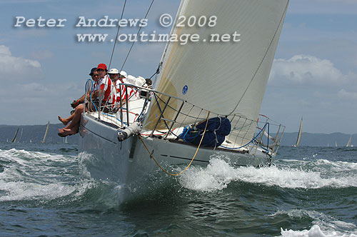 Bill Ebsary's Beneteau 44.7 Le Billet seen here off Broken Bay after the start of the 2008 Pittwater to Coffs Harbour Offshore Race. Photo copyright Peter Andrews.
