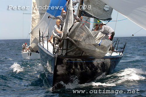 Brett Neill's Farr 40 White Cloud during day 2 of the Rolex Trophy One Design Series. Photo copyright Peter Andrews.