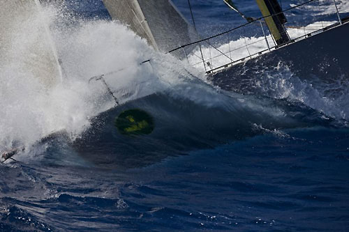 Niklas Zennström's Rán (GBR), winner of Mini Maxi Racing - 00 division in the in the Maxi Yacht Rolex Cup 2009. Photo copyright Rolex, Carlo Borlenghi.
