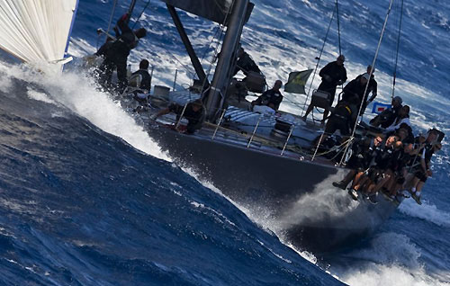 Claus Peter Offen's Y3K, during the Maxi Yacht Rolex Cup 2009. Photo copyright Rolex - Carlo Borlenghi.