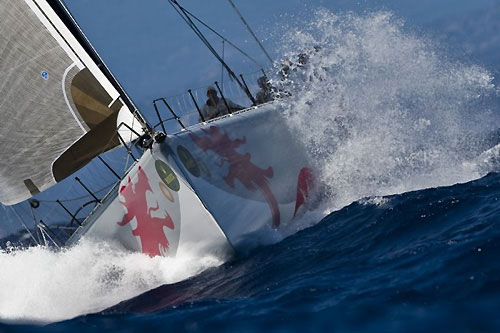 Karl Kwok's IRC 79.8 Beau Geste, winner of the Racing and Racing / Cruising division, in the Maxi Yacht Rolex Cup 2009. Photo copyright Rolex -  Carlo Borlenghi.