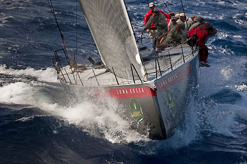 Maestrale Holding's STP65 Luna Rossa, during the Maxi Yacht Rolex Cup 2009. Photo copyright Rolex - Carlo Borlenghi.