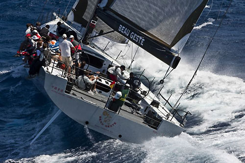 Karl Kwok's IRC 79.8 Beau Geste, during the Maxi Yacht Rolex Cup 2009. Photo copyright Rolex - Carlo Borlenghi.