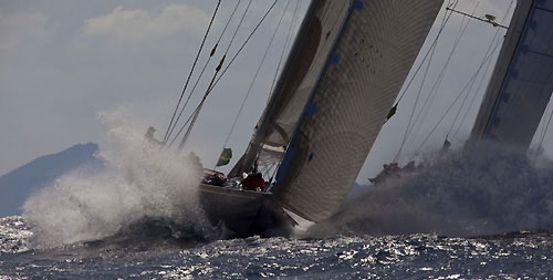 J-Class yacht, Velsheda, winner of the Cruising and Spirit of Tradition division, during the Maxi Yacht Rolex Cup 2009. Photo copyright Rolex - Carlo Borlenghi.