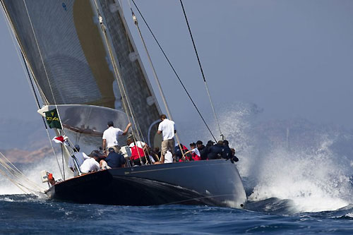 J-Class yacht, Velsheda, during the Maxi Yacht Rolex Cup 2009. Photo copyright Rolex - Carlo Borlenghi.