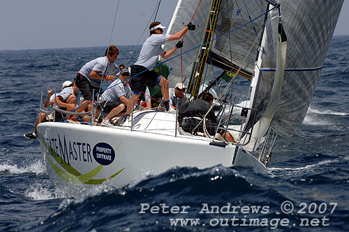 Lisa and Martin Hill's Estate Master in action back in 2007, during the Rolex Trophy One Design Series, offshore Sydney Australia. Photo copyright Peter Andrews, Outimage.