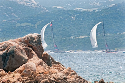 Louis Vuitton Trophy, La Maddalena, Italy. Race Day 7. Photo copyright Paul Todd, Outsideimages NZ and Louis Vuitton Trophy.