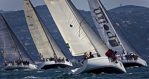 Upwind racing. Photo copyright Carlo Rolex and Borlenghi.