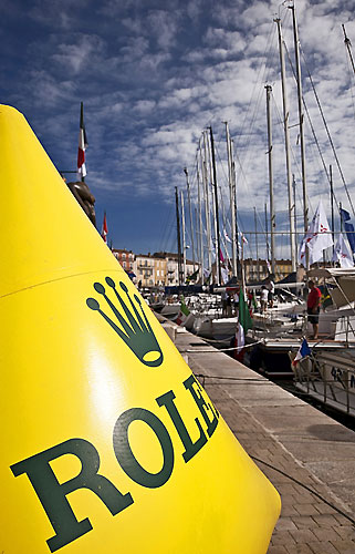 Dock Side ambience in St Tropez harbour. Photo copyright Rolex and Kurt Arrigo.