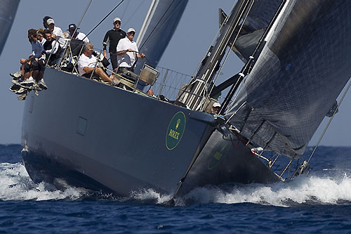 Claus Peter Offen's Wally 100 Y3K, during the Maxi Yacht Rolex Cup 2010. Photo copyright Rolex and Carlo Borlenghi.